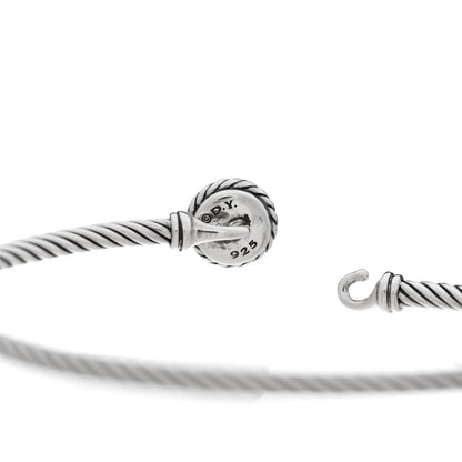 David Yurman Sterling Silver Hematite 3mm Chatelaine Bracelet 3 of 3