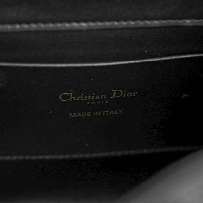 Christian Dior Smooth Calfskin Vintage Flat Macrocannage Small Toujours Vertical Tote Black 6 of 12