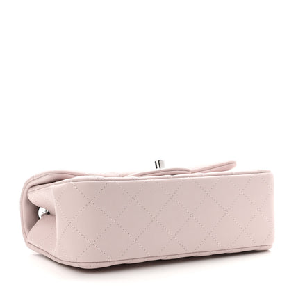 Chanel Lambskin Quilted Mini Rectangular Flap Light Purple 3 of 9