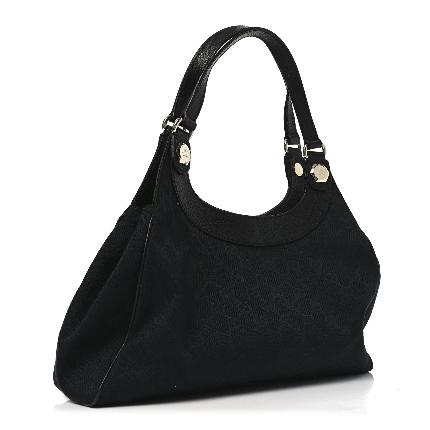 Gucci Monogram Medium Charmy Shoulder Bag Black 3 of 10