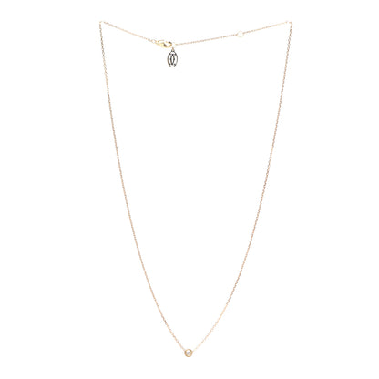 Cartier 18K Yellow Gold Diamond XS D'Amour Pendant Necklace 3 of 7