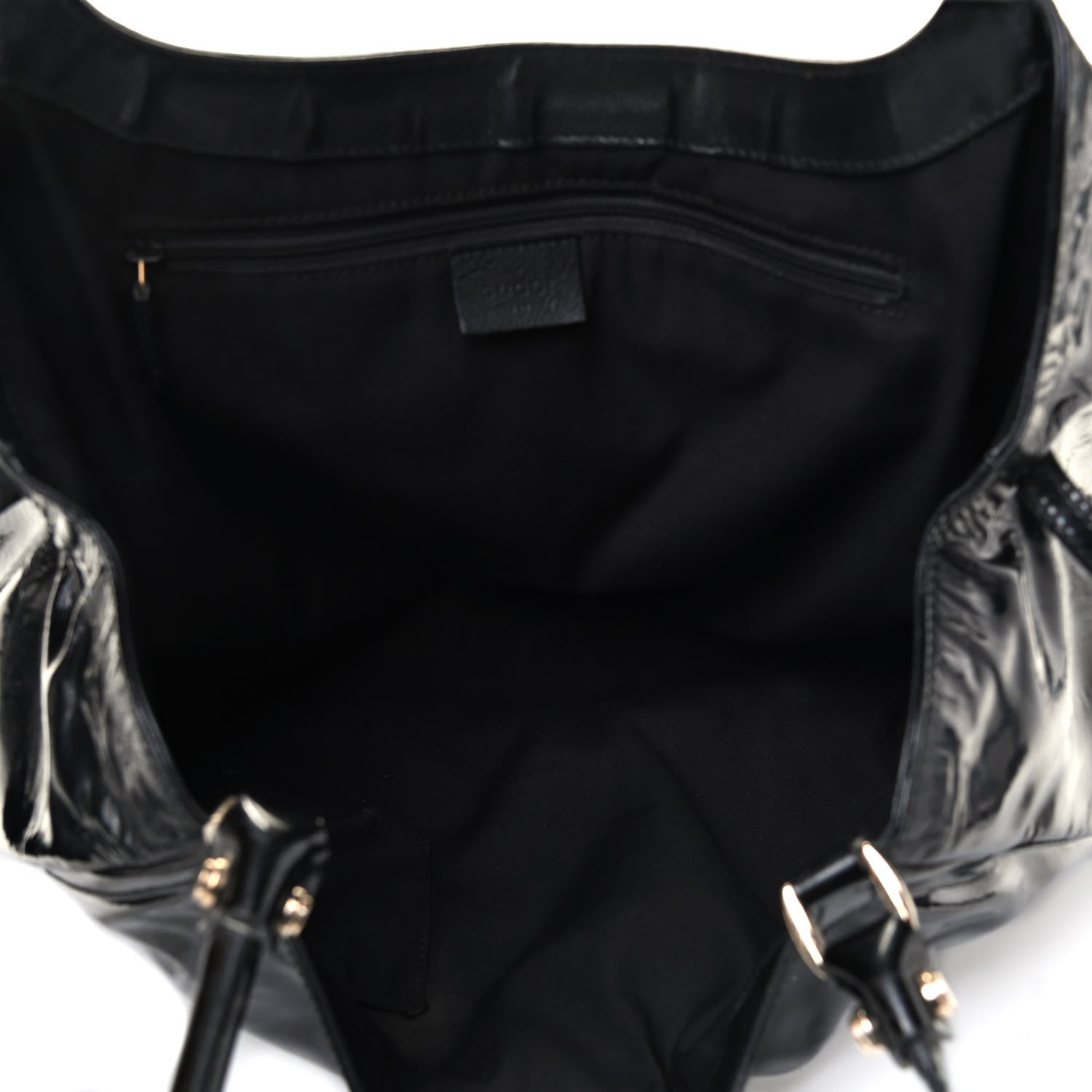 Gucci Patent D Ring Large Hobo Black 4 of 6
