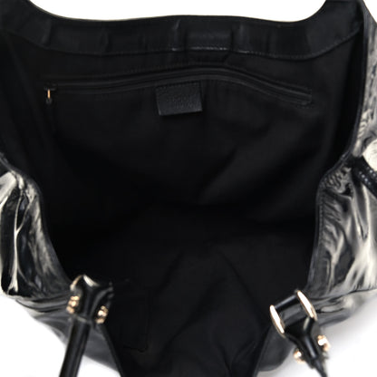 Gucci Patent D Ring Large Hobo Black 4 of 6