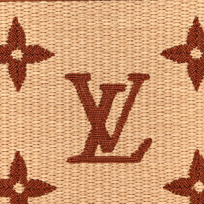 Louis Vuitton Raffia Monogram Giant Toiletry Pouch 26 Tan 7 of 10