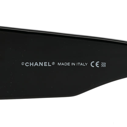 Chanel Acetate Quilted Sunglasses 5019 Black 6 of 14