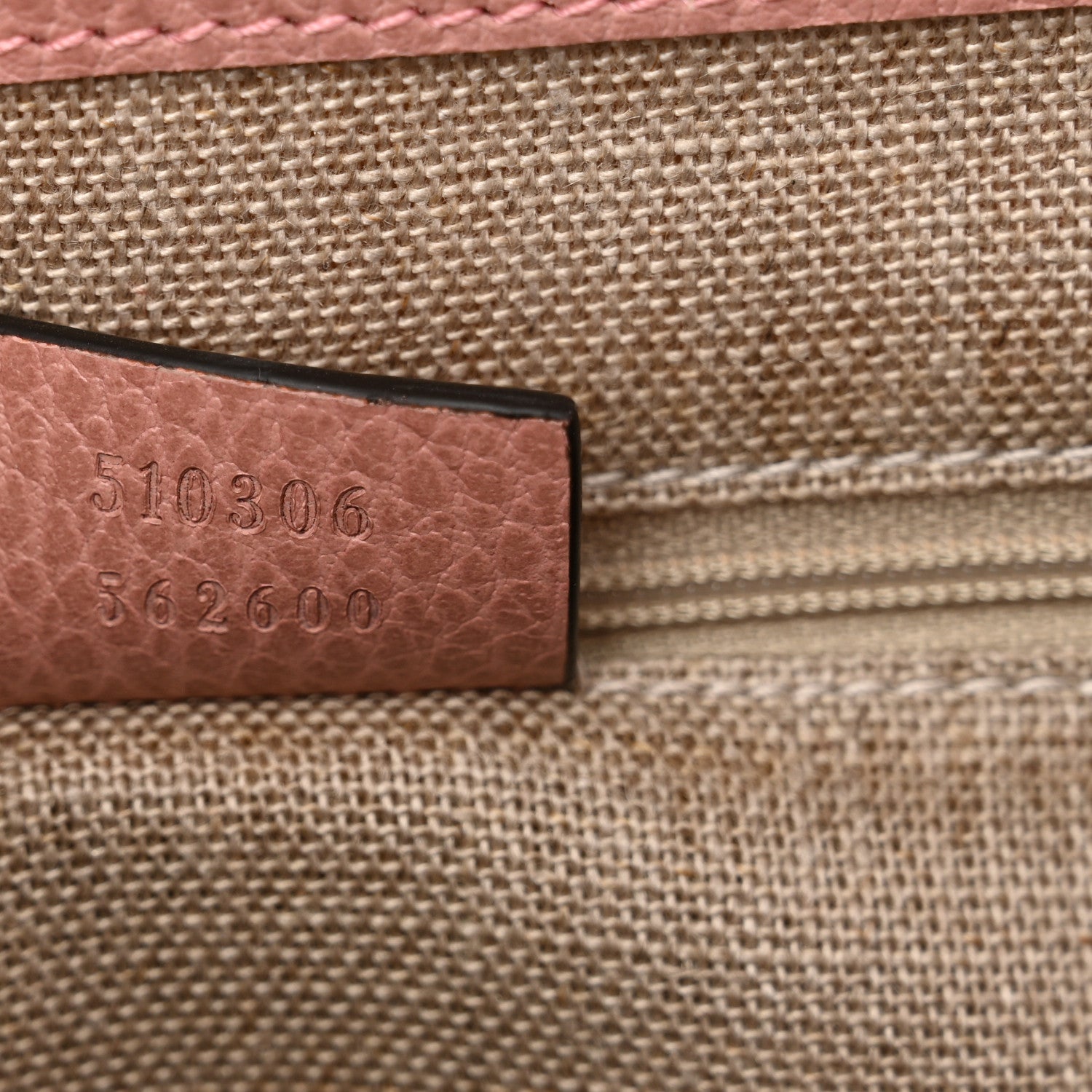 Gucci Dollar Calfskin Medium Interlocking G Top Handle Shoulder Bag Soft Pink 7 of 11