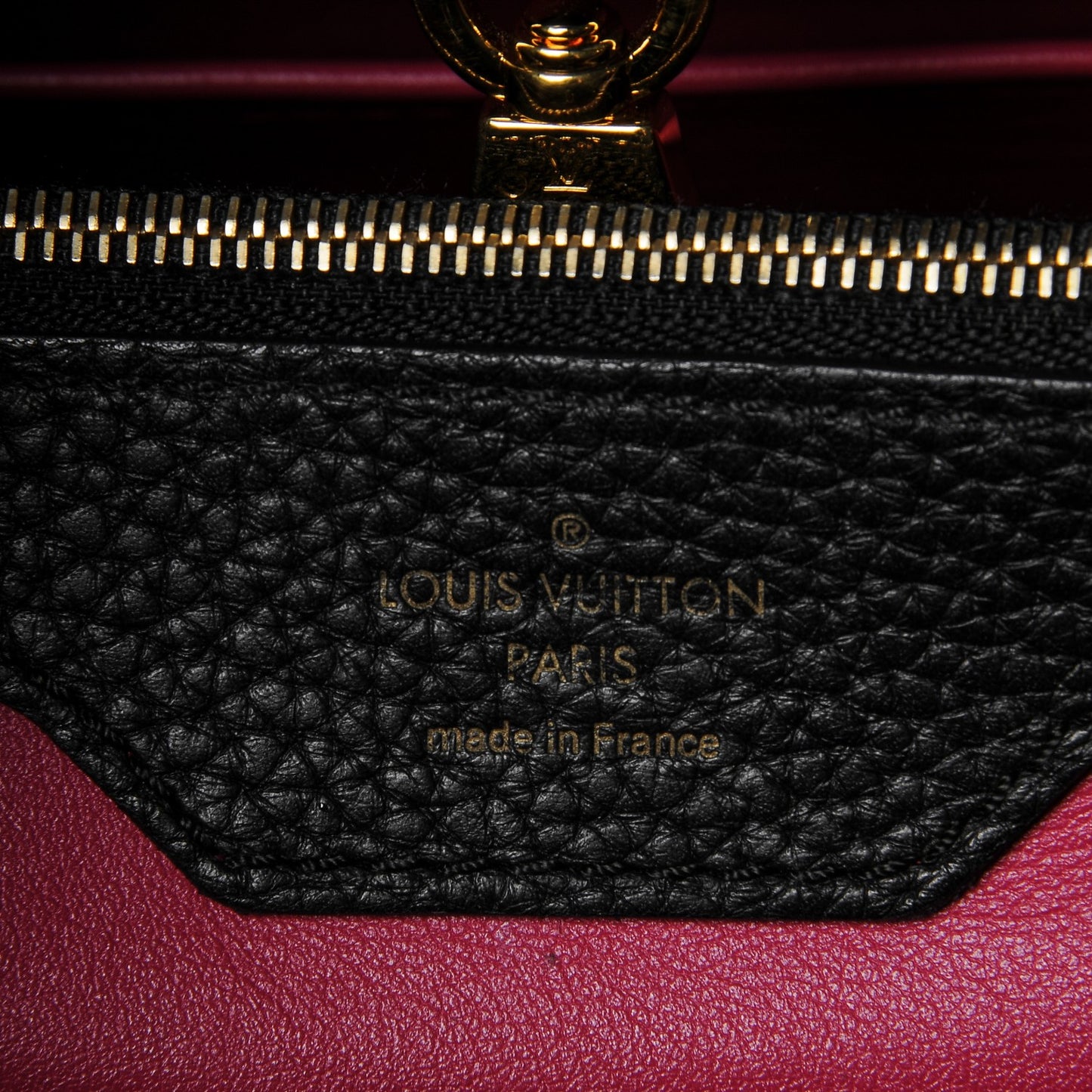 Taurillon Capucines MM Black
