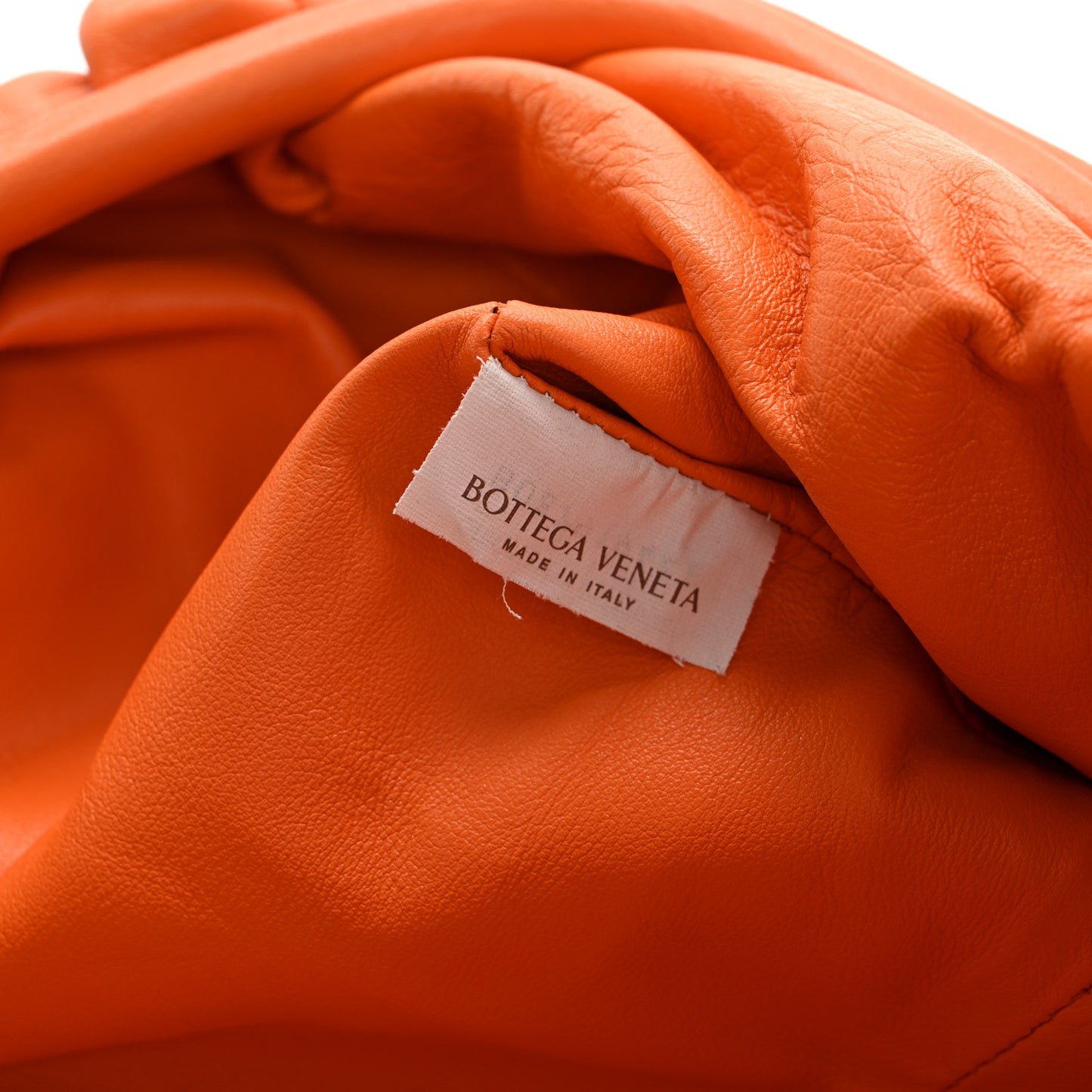 Smooth Butter Calf The Pouch Oversized Clutch Burnt Orange