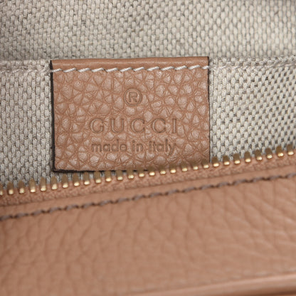 Gucci Pebbled Calfskin Small Soho Disco Bag Rose Beige 6 of 7