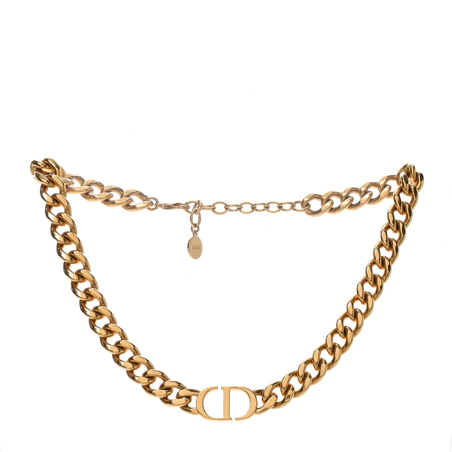 Metal Choker Necklace Gold