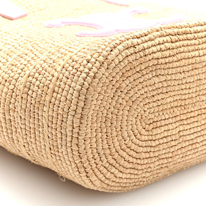 Celine Raffia Calfskin Triomphe Teen Panier Silk Pink Silk Pink 9 of 10