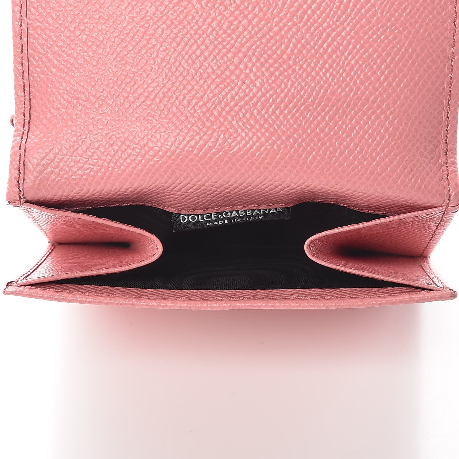 Dolce & Gabbana Dauphine Embellished Logo Wallet Pink 5 of 8