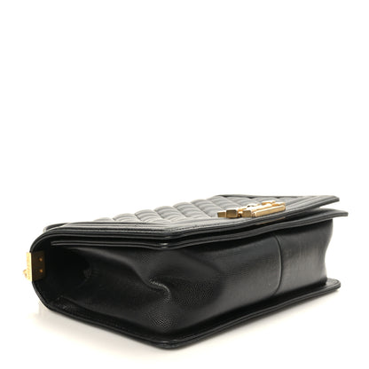 Chanel Caviar Quilted Medium Boy Flap Black 4 of 10