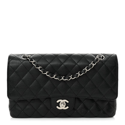 Chanel Caviar Quilted Medium Double Flap Black 1 of 13