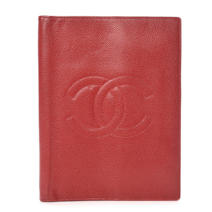 Chanel Caviar CC Timeless Notebook Cover Red 1 of 12