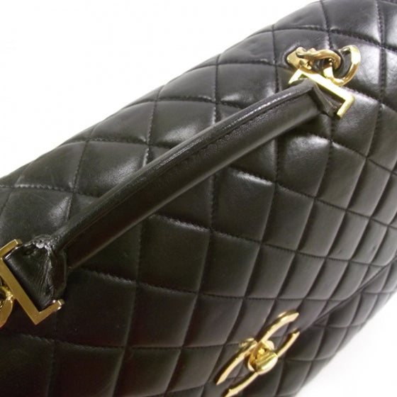 Vintage Lambskin Briefcase Laptop Bag