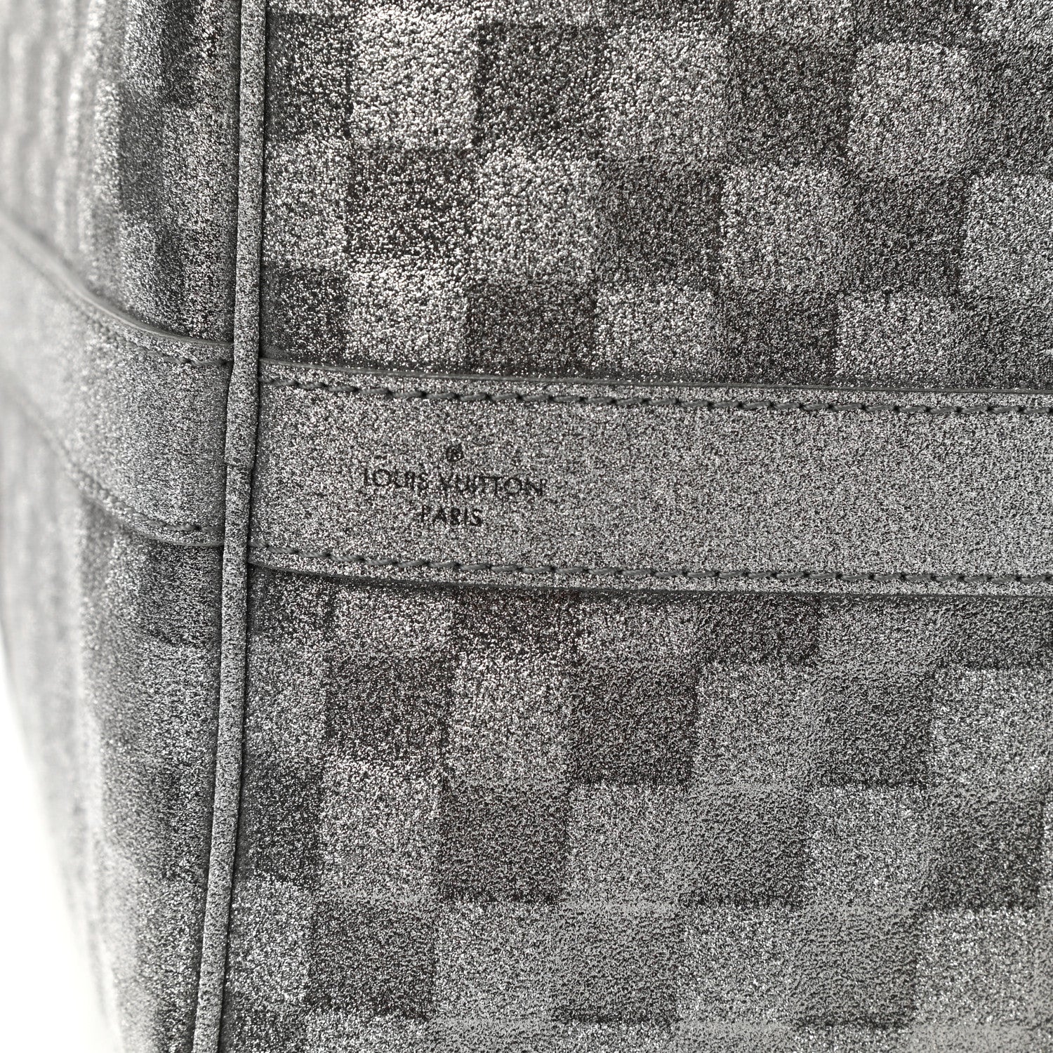 Louis Vuitton Damier Glitter Keepall Bandouliere 50 Silver 5 of 9
