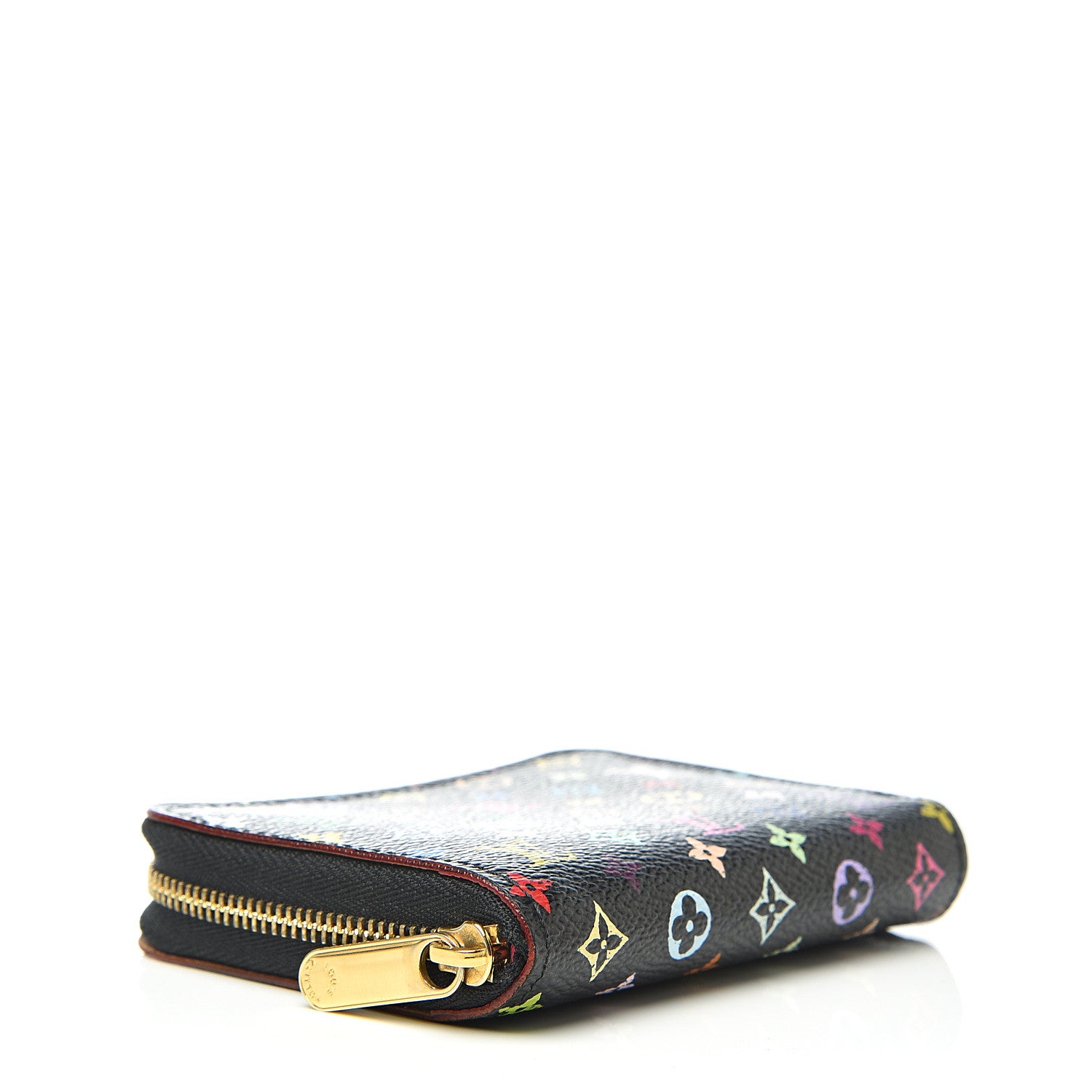 Louis Vuitton Monogram Multicolor Zippy Coin Purse Black Grenade 3 of 6