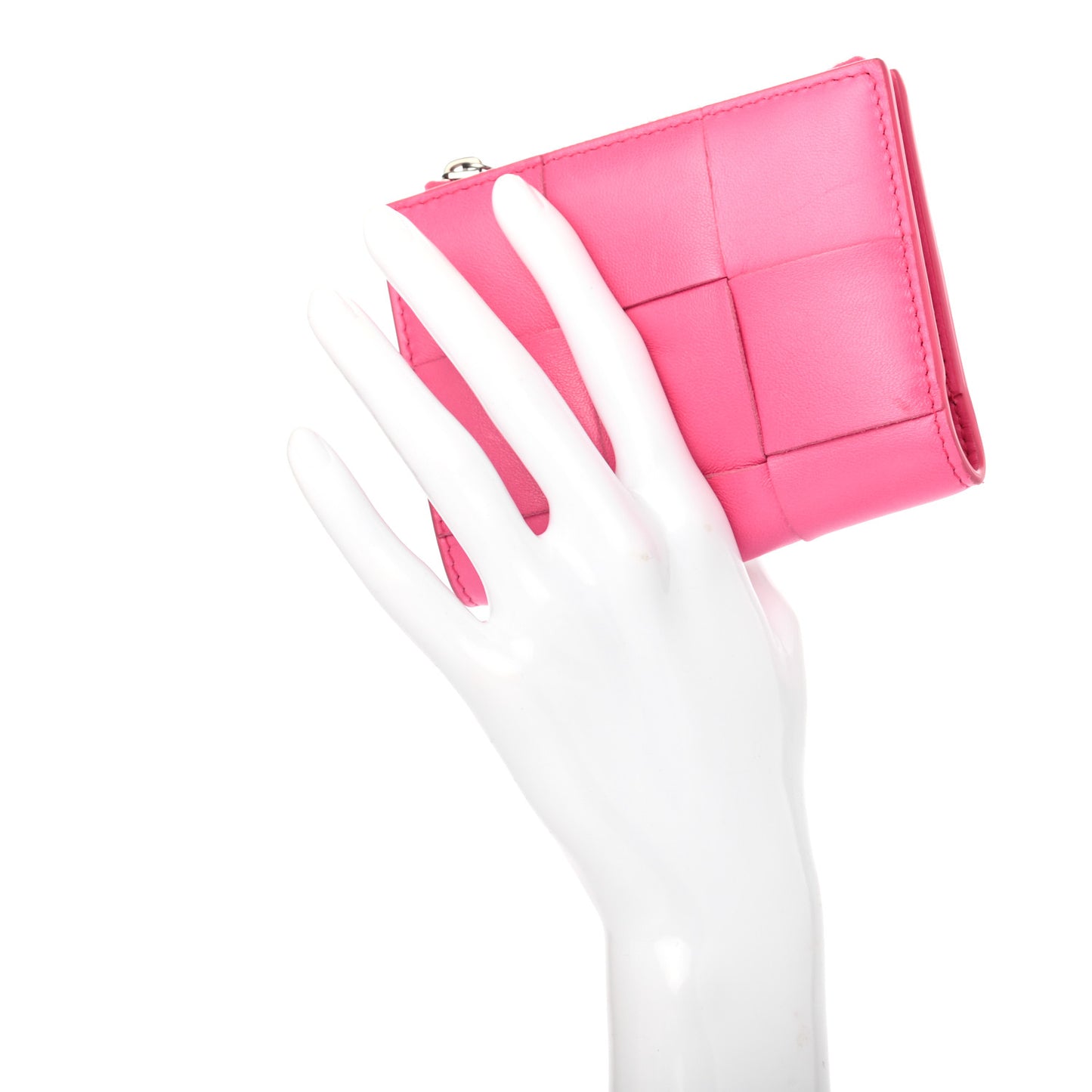 Lambskin Intrecciato Wallet Bon Bon