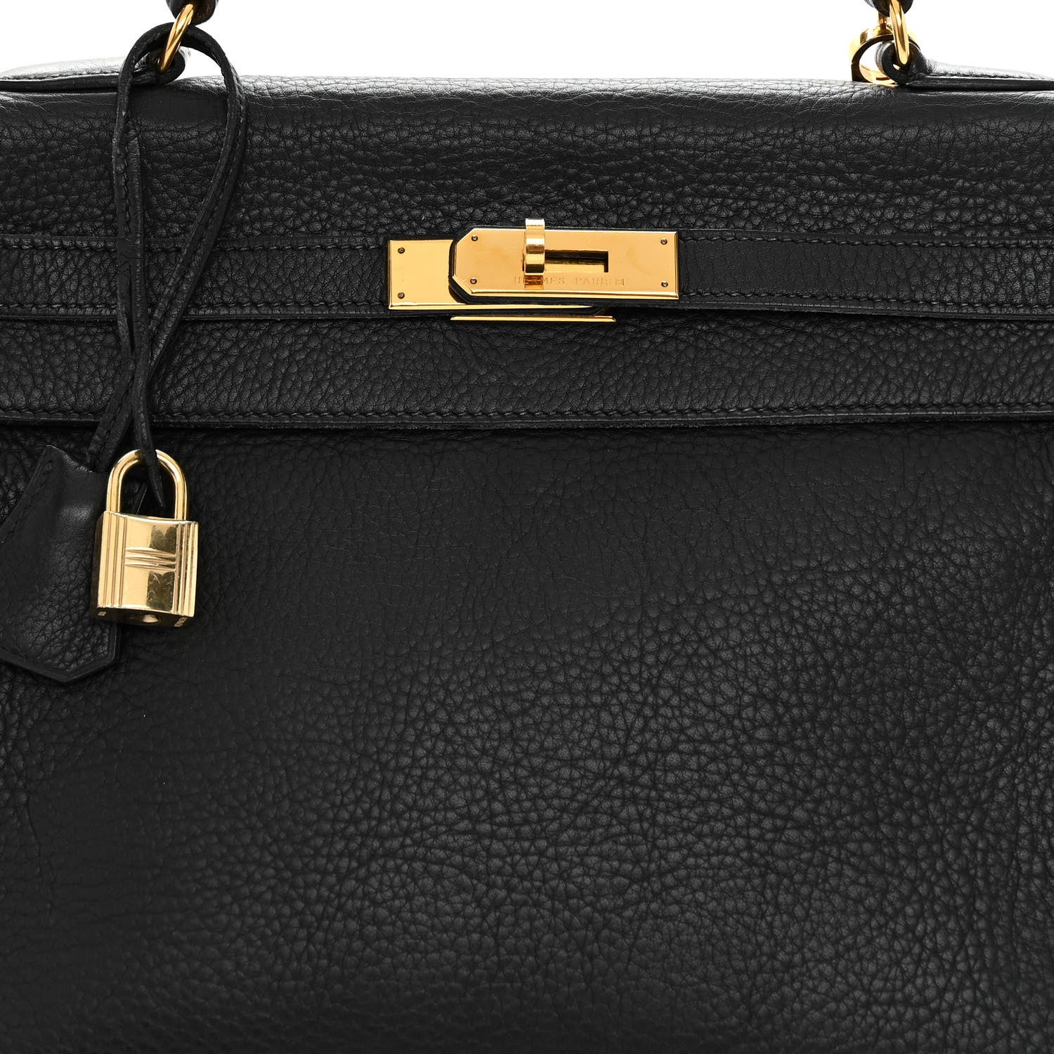 Hermes Fjord Kelly Retourne 32 Black 8 of 14