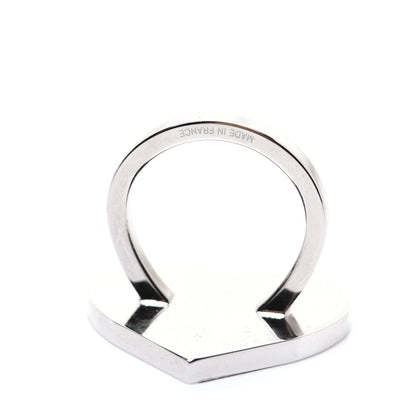 Hermes Palladium Coeur Scarf Ring Rouge 5 of 7