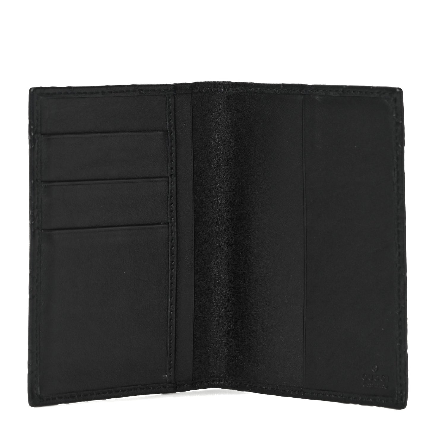 Guccissima Passport Case Black