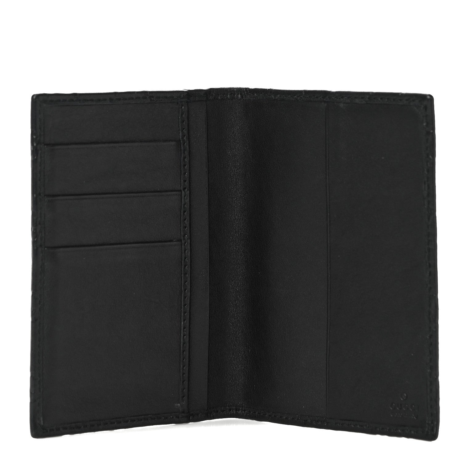 Gucci Guccissima Passport Case Black 5 of 10