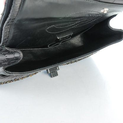 Chanel Beaded Alligator 2.55 Reissue 225 Flap So Black 7 of 9