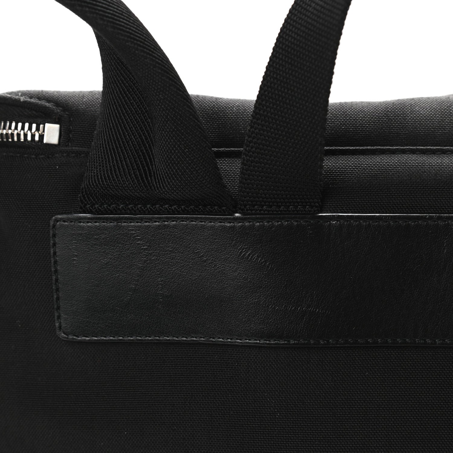Saint Laurent Canvas Calfskin Sid Backpack Black 11 of 13
