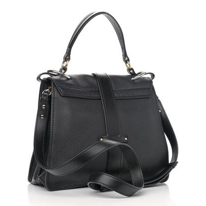 Chloe Grained Calfskin Medium Aby Day Shoulder Bag Black 3 of 16