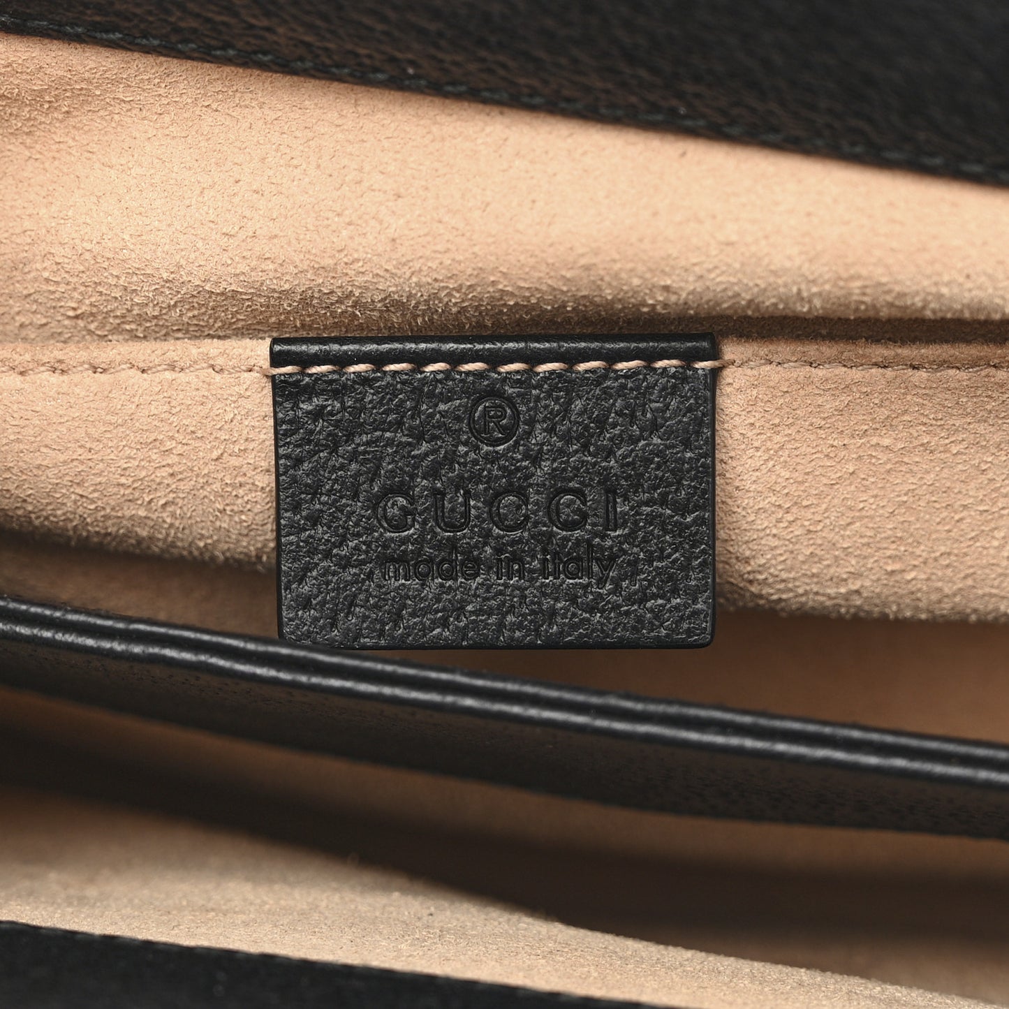 Calfskin GG Web Small Ophidia Chain Shoulder Bag Black