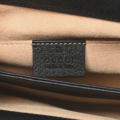 Gucci Calfskin GG Web Small Ophidia Chain Shoulder Bag Black 6 of 11