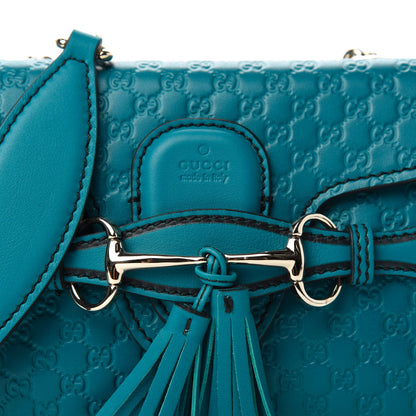 Gucci Microguccissima Mini Emily Shoulder Bag Deep Cobalt 10 of 10