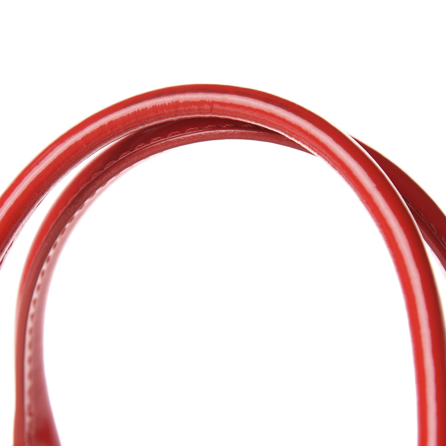 Patent Small Padlock Skull Tote Black Red