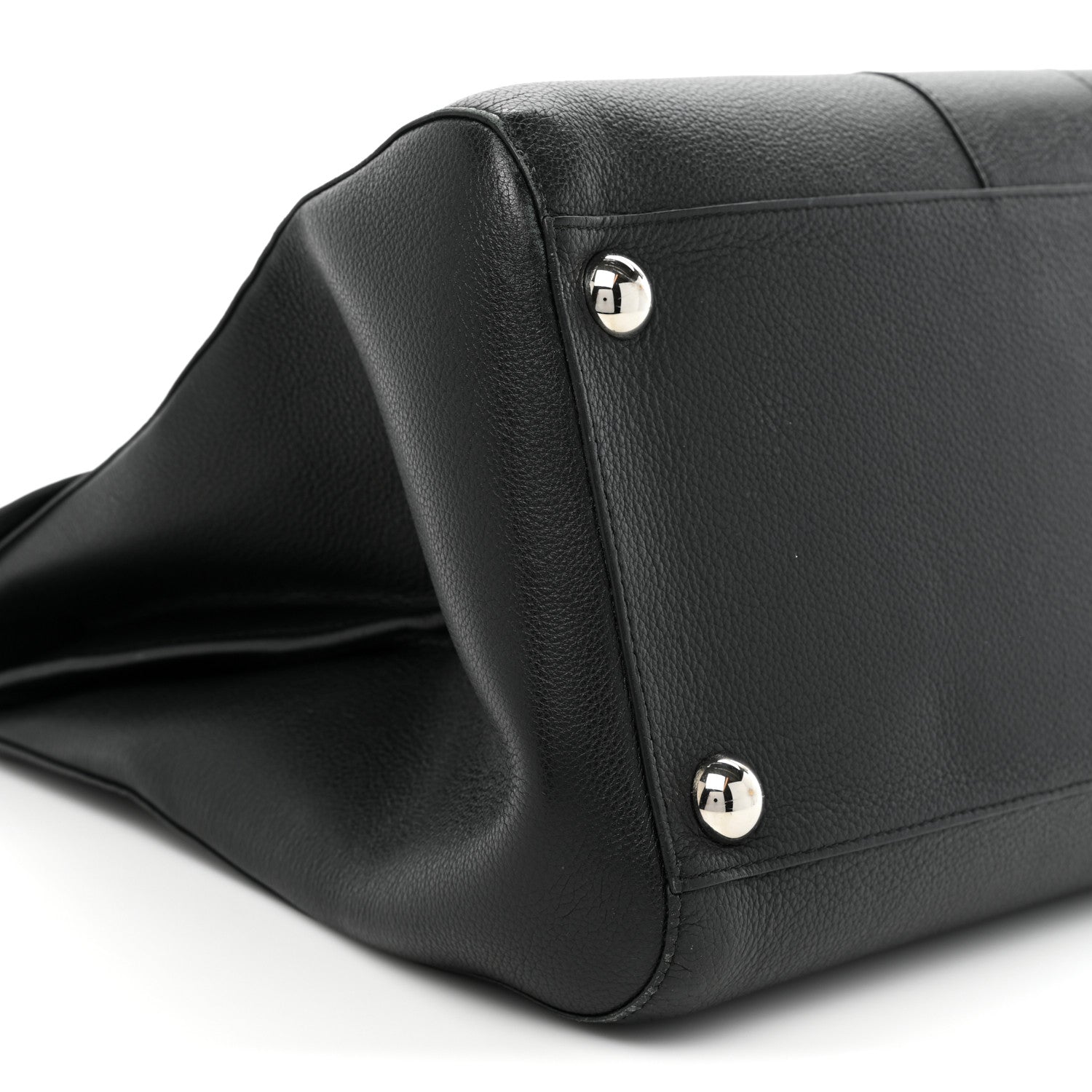 Delvaux Grained Calfskin GM Brillant Satchel Black 8 of 19