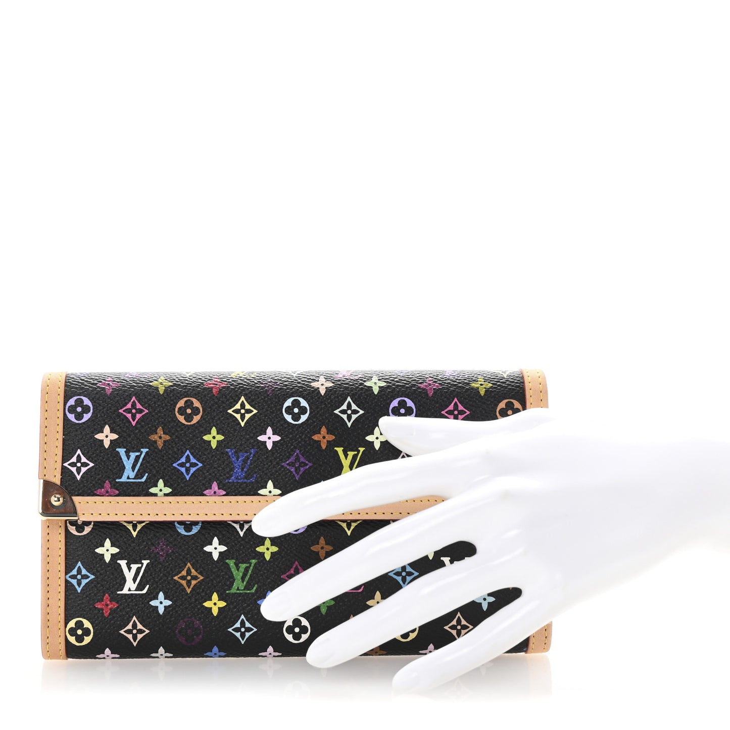 Monogram Multicolor Porte Tresor International Wallet Black