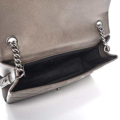 Chanel Metallic Goatskin Large City Rock Flap Silver 5 of 8