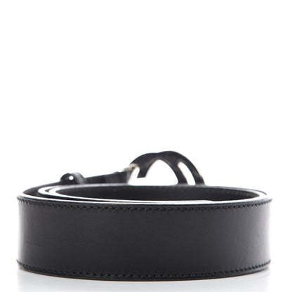 Gucci Calfskin Interlocking G 40mm Belt 95 38 Black 3 of 9