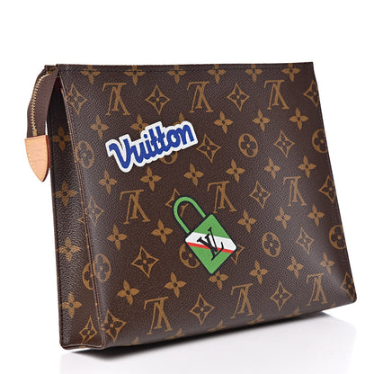 Louis Vuitton Monogram Travel Stickers Toiletry Pouch 26 3 of 8