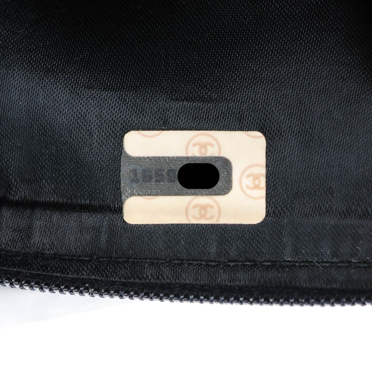 Chanel Lambskin Quilted CC Tassel Shoulder Flap Bag Black 7 of 9