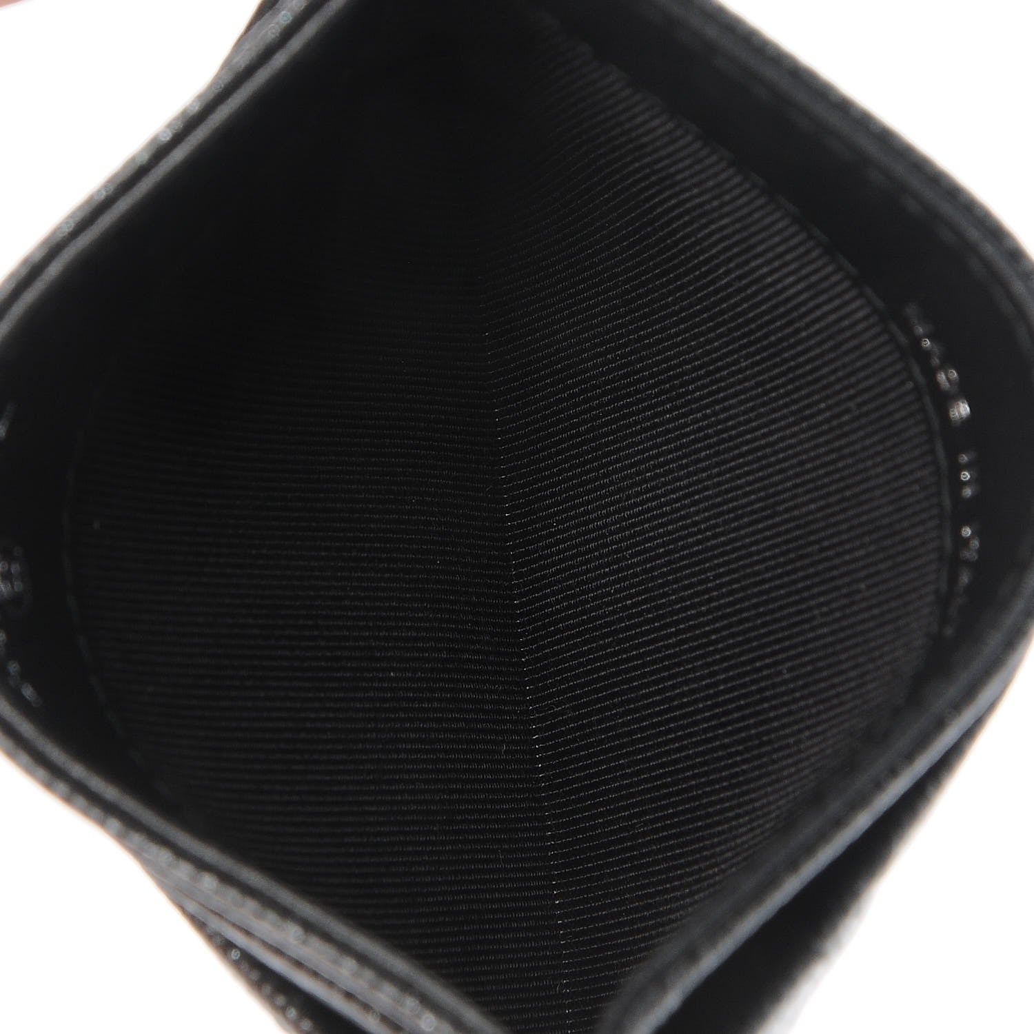Chanel Metallic Caviar Quilted Card Holder Black 5 of 9