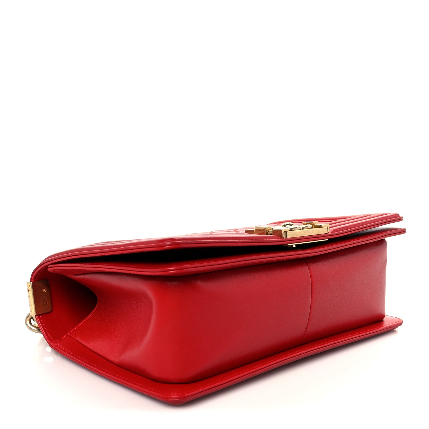 Chanel Lambskin Quilted Medium Boy Flap Red 4 of 10