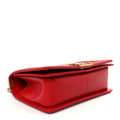 Chanel Lambskin Quilted Medium Boy Flap Red 4 of 10