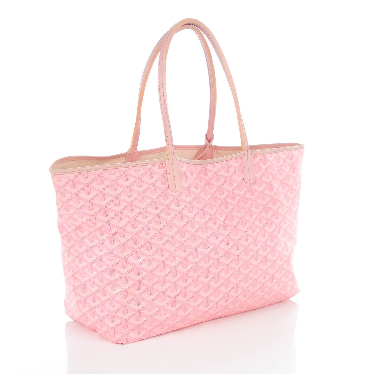 Goyard ピンク トートバッグ Goyard Goyardine Saint Louis PM Pink 141103 – FASHIONPHILE