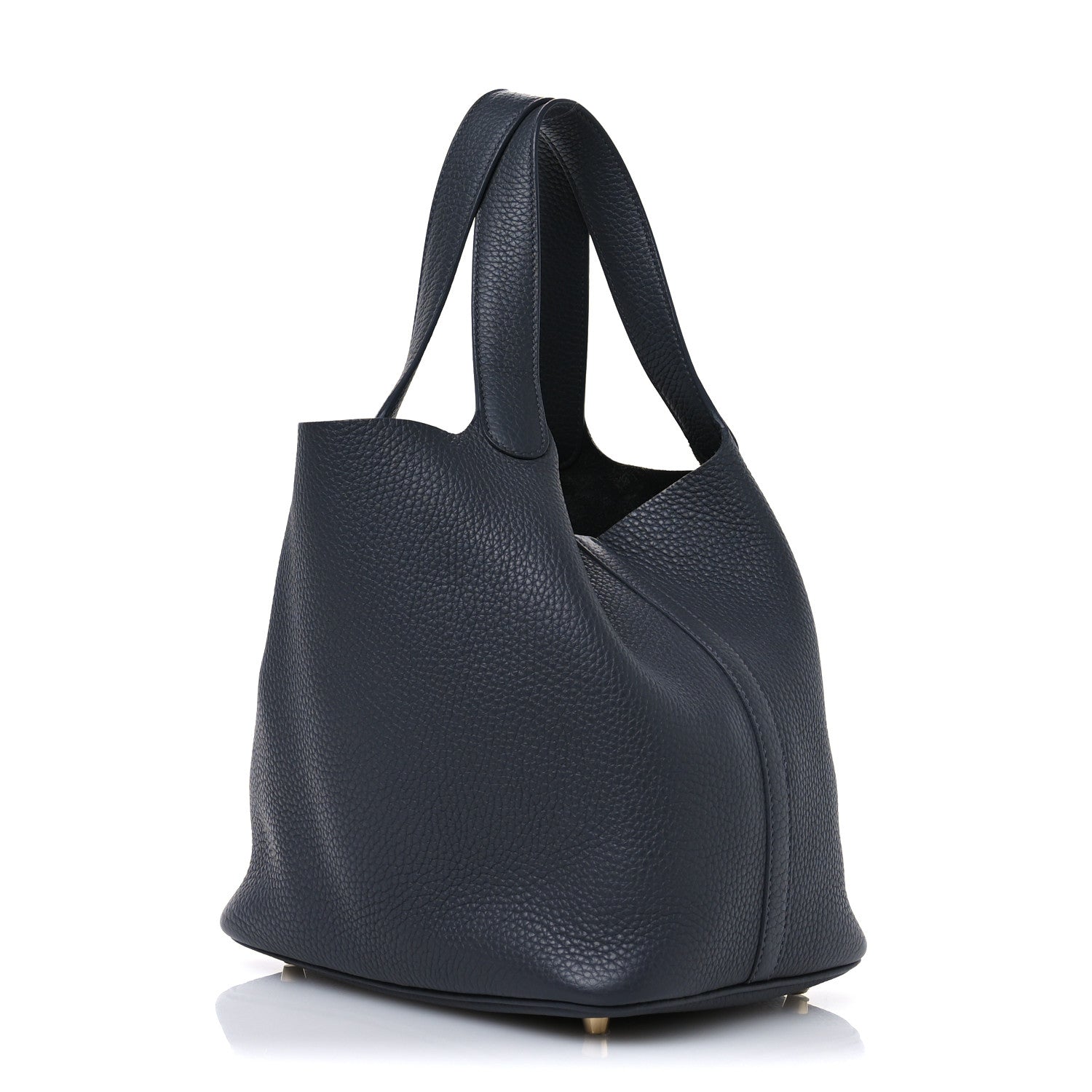 Hermes Taurillon Clemence Picotin Lock 22 MM Gris Misty 3 of 11