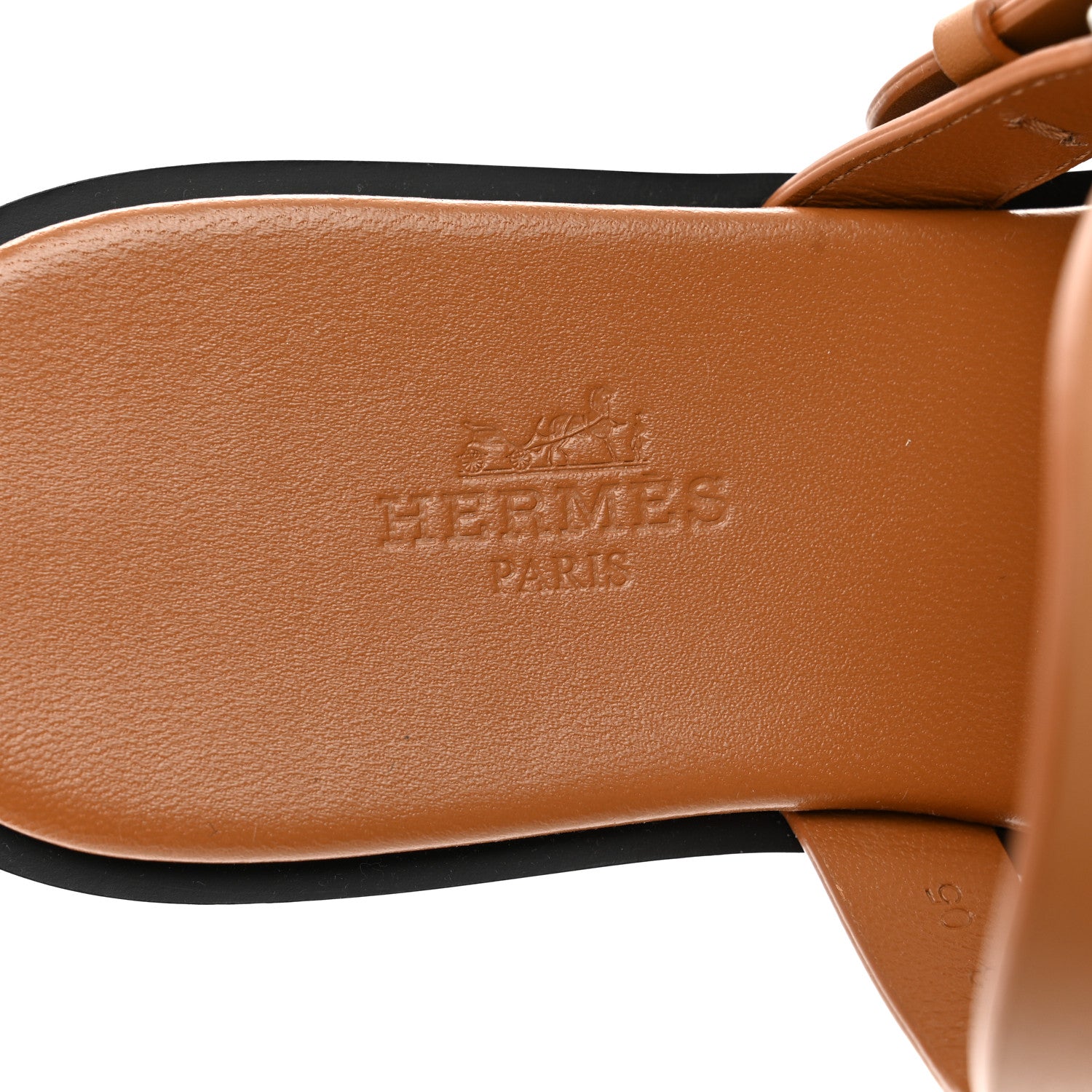 Hermes Calfskin Perforated Hera Sandals 36 Naturel 7 of 9