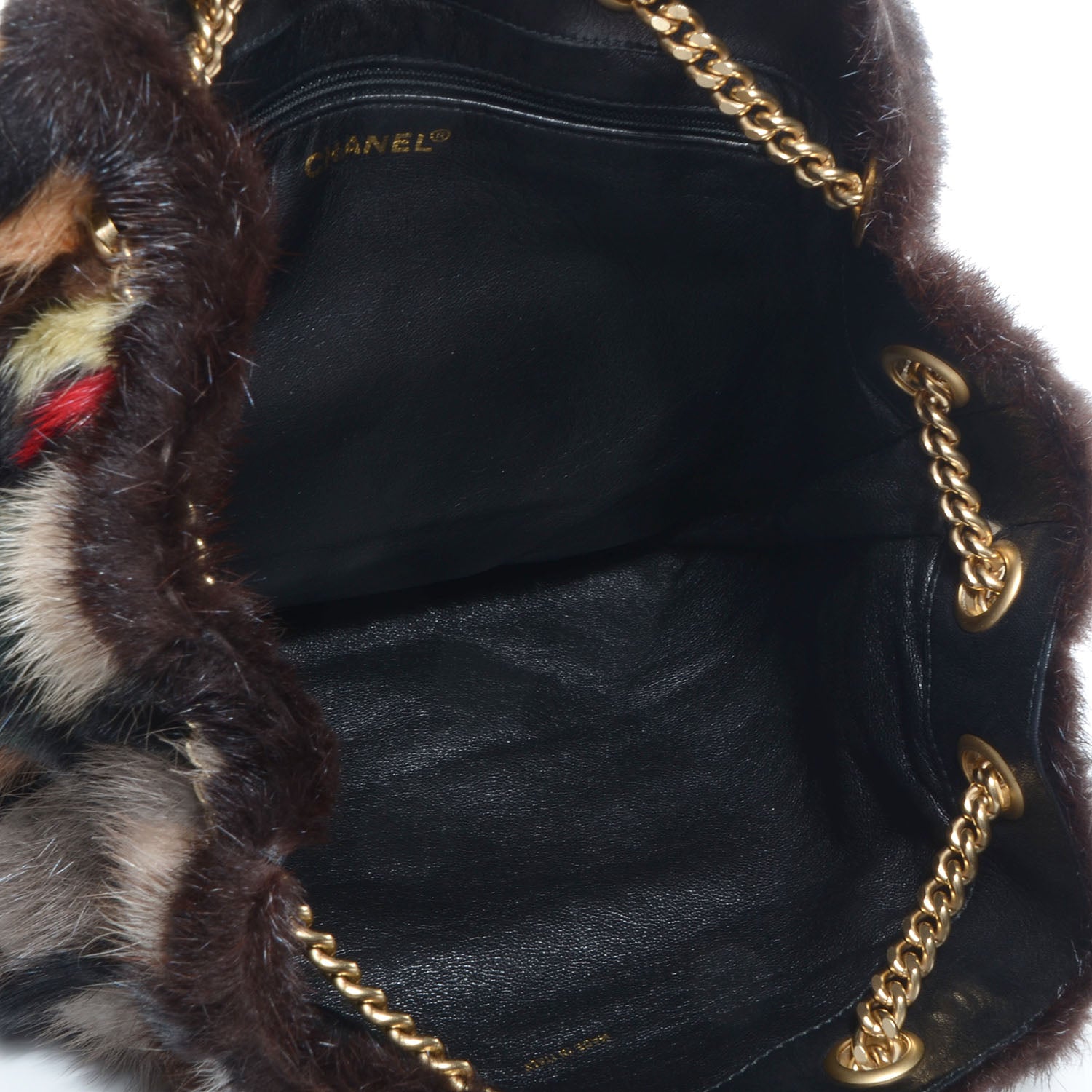Chanel Multicolor Mink Fur 5 of 8