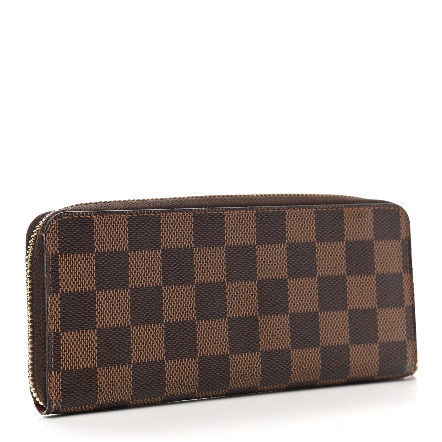 Damier Ebene Clemence Wallet Cherry