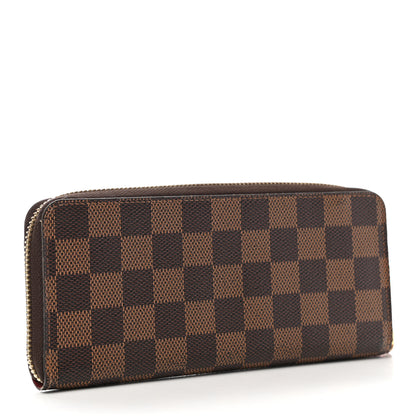 Louis Vuitton Damier Ebene Clemence Wallet Cherry 3 of 6