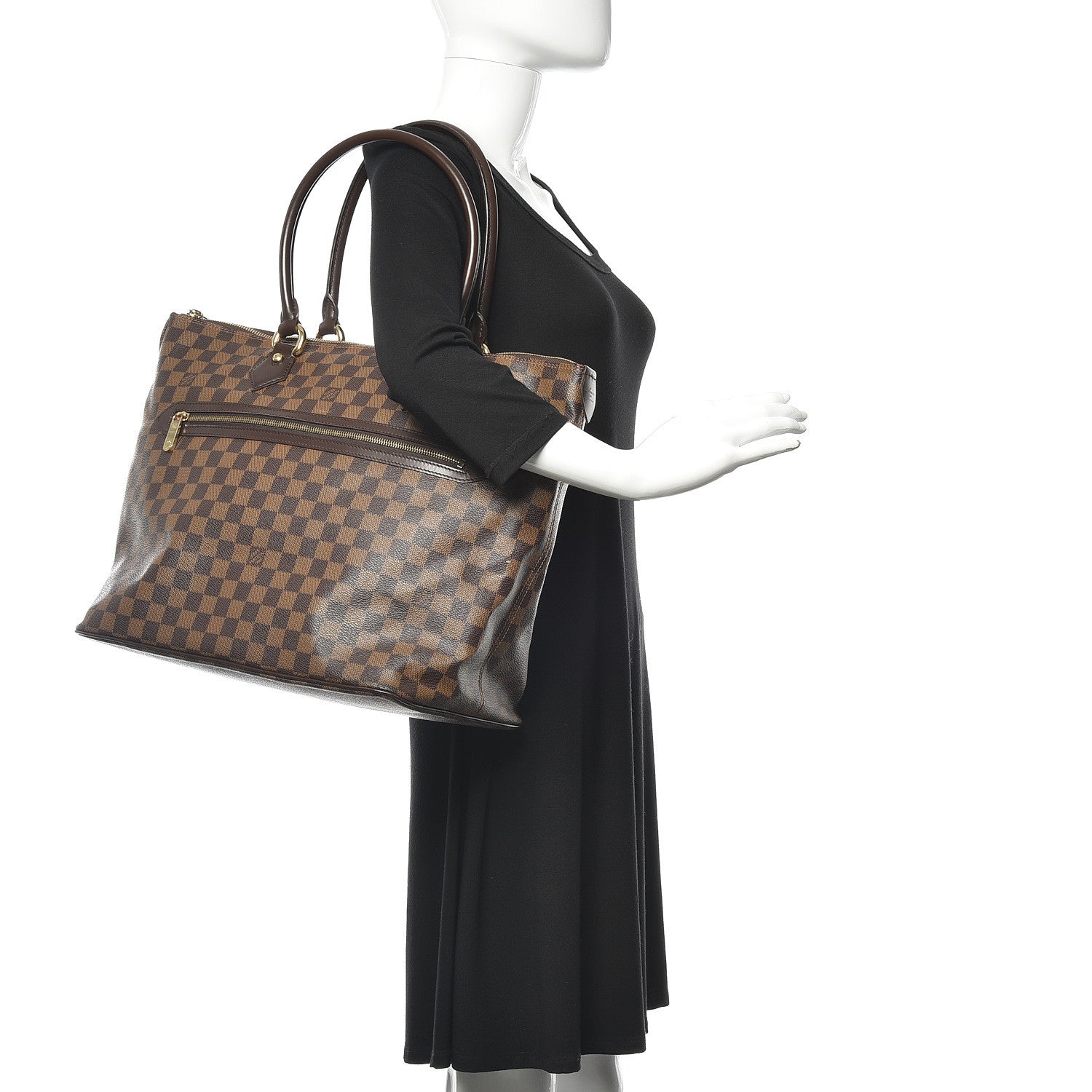 Louis Vuitton Damier Ebene Saleya GM 2 of 8